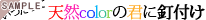 �������ēV�Rcolor�̌N�ɓB�t��