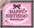 HAPPY BIRTHDAY(GirlyStamp�j