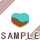 �J���t���`���R�n�[�g�i�u���[�j