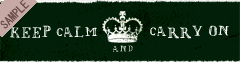 KEEP CALM�@AND CARRY ON�i�O���[���j